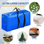 Extra Large Storage Bags, 7.5 Ft Christmas Tree Storage Bag, XXL Large Moving Bags Heavy Duty, Storage Totes Moving Boxes Supplies for College, Foldable Duffle Bag for Travel, 50x23x15inch - 1PACK