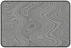 Brushed Metal Texture Desk Mat - Extended Mouse Pad & Desk Pad, Neoprene Surface, Non-Slip Rubber Base, Stitched Edges, Desk Protector for Keyboard & Mouse, Sizes 12x18/12x22/16x32 (Damascus, 12x18)