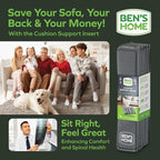 BEN'SHOME® Deep Couch Cushion Support for fix Sagging Seats - Heavy Duty Solid .5" Wood Sofa Support Board | Adjustable 68"-81" x 23" Under Cushion Insert | Non-Slip Furniture Saver | 400 LB Capacity