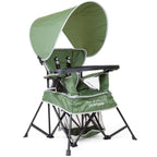 Baby Delight Go with Me Venture Portable Chair Bundle with Sun Canopy | for Indoor & Outdoor Use | 3 Growth Stages | Teal & Moss Bud Green