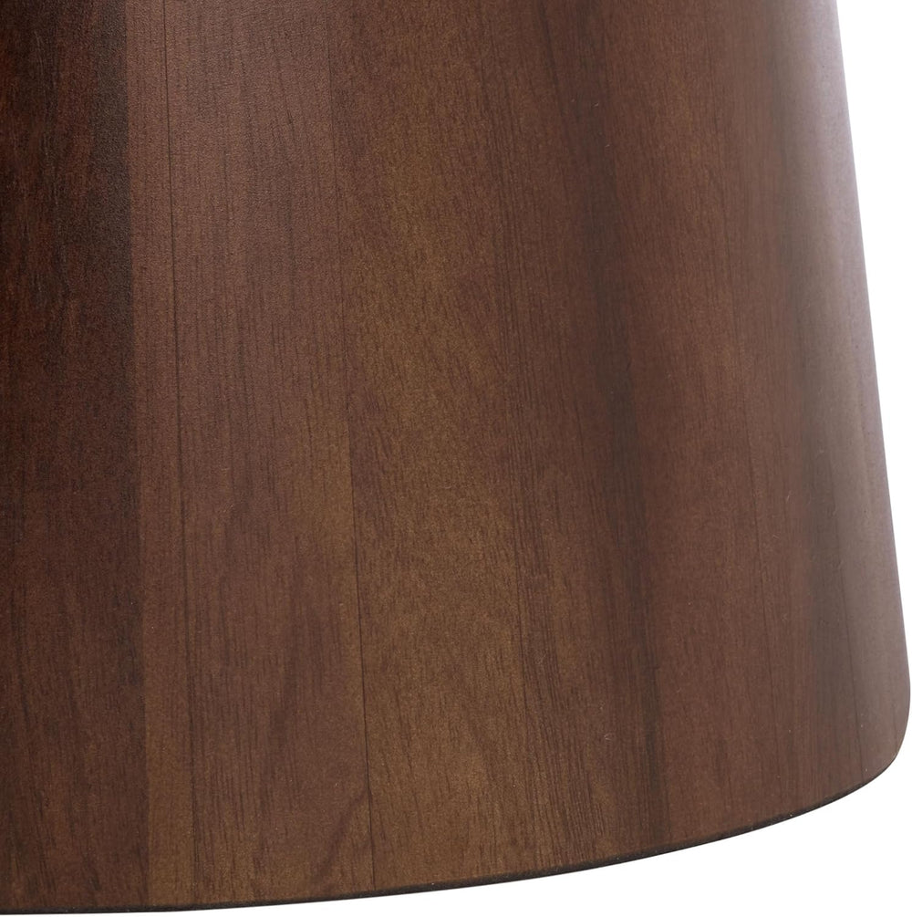 SAFAVIEH Home Collection - Zenon Dark Brown Solid Wood Accent Table with Open...