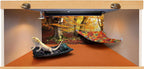 Chaise Lounge for Bearded Dragons, Bluegreen Lavendar Batik Fabric