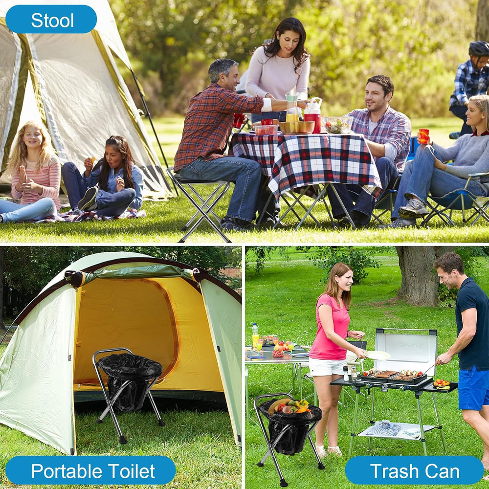 Portable Toilet for Camping, Portable Toilet Seat, Portable Toilet Travel, St...