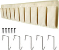 RV Shoe Pockets 10 Pockets Heavy Hanging Bedside Storage Organizer with Sturdy Hooks Storage Pockets Hangs on bed for Shoes Toys and Tool Accessories