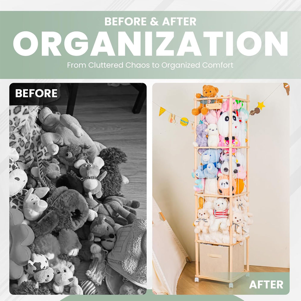 Aaronly Stuffed Animal Storage | Stuffed Animal Organizer | Stuffed Animal Ho...