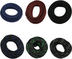 30ft PET Expandable Sleeving Wire Cable Sleeve (2/3", Steel Blue&Black)
