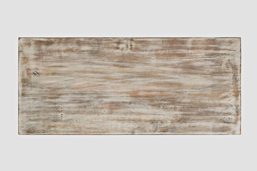 Jofran Global Archive Hand Carved Accent Chest Cabinet, 32', Weathered White