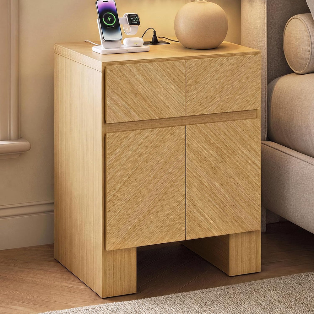 ModernMate Living Room Table Sets of 3, 70" Modern TV Stand & 2 Nigh...