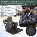 BarvA Phone Docking Station with Patented Adaptive Wood Gun Rack | Night Stand Smart Watch & Phone Stand | Charging Station Desk Organizer | Gun Accessories Storage and Organization