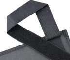 Hanging Bedside Caddy, Bedside Storage Organizer for Magazine, Phone, Remote control (6 Pockets-Black)