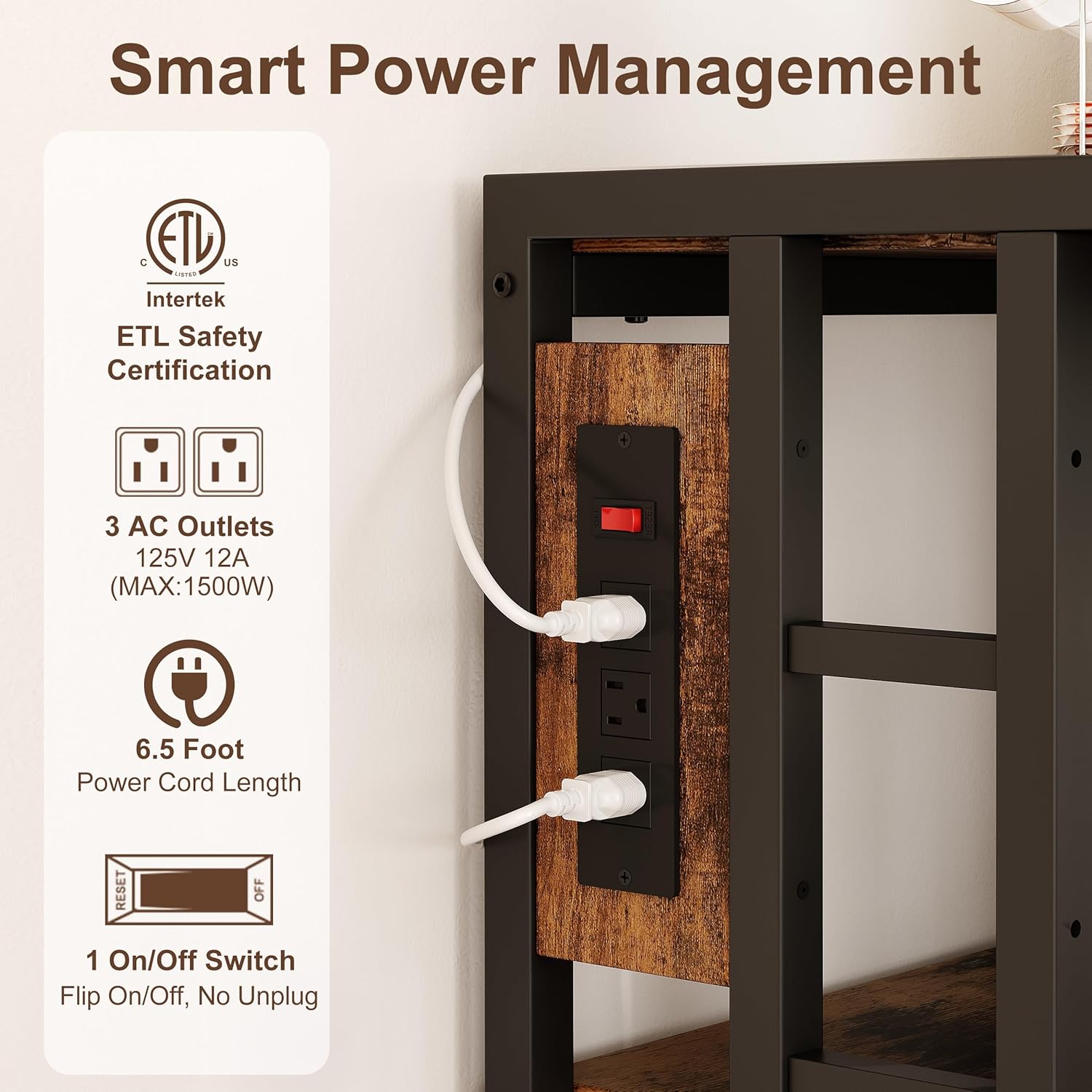 Mini Fridge Stand Coffee Bar Cabinet Station With Small Refrigerator Insert Storage Space, Shelf Organizer For Dorm Microwave To Sit On, Baker Rack With Power Outlet, Big Table To Go Over Hide Fridge