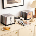2PCS CD Storage Rack 24 Slots - Space Saving No Assembly CD Holder & Organizer Shelf for Living Room, Office - Ideal for Music Lovers & Collectors