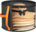 Oversized Clear Hat Storage Box for Women, Cowboy Hat Organizer for Closet, Wide Brims Hat Case with Carrying Handles, Hat Bag (Black)