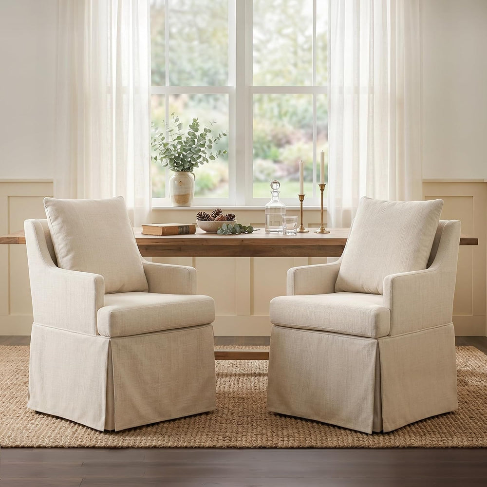 UVV Upholstered Dining Chairs Set of 2, Modern Kitchen Chair Dining Room Chai...