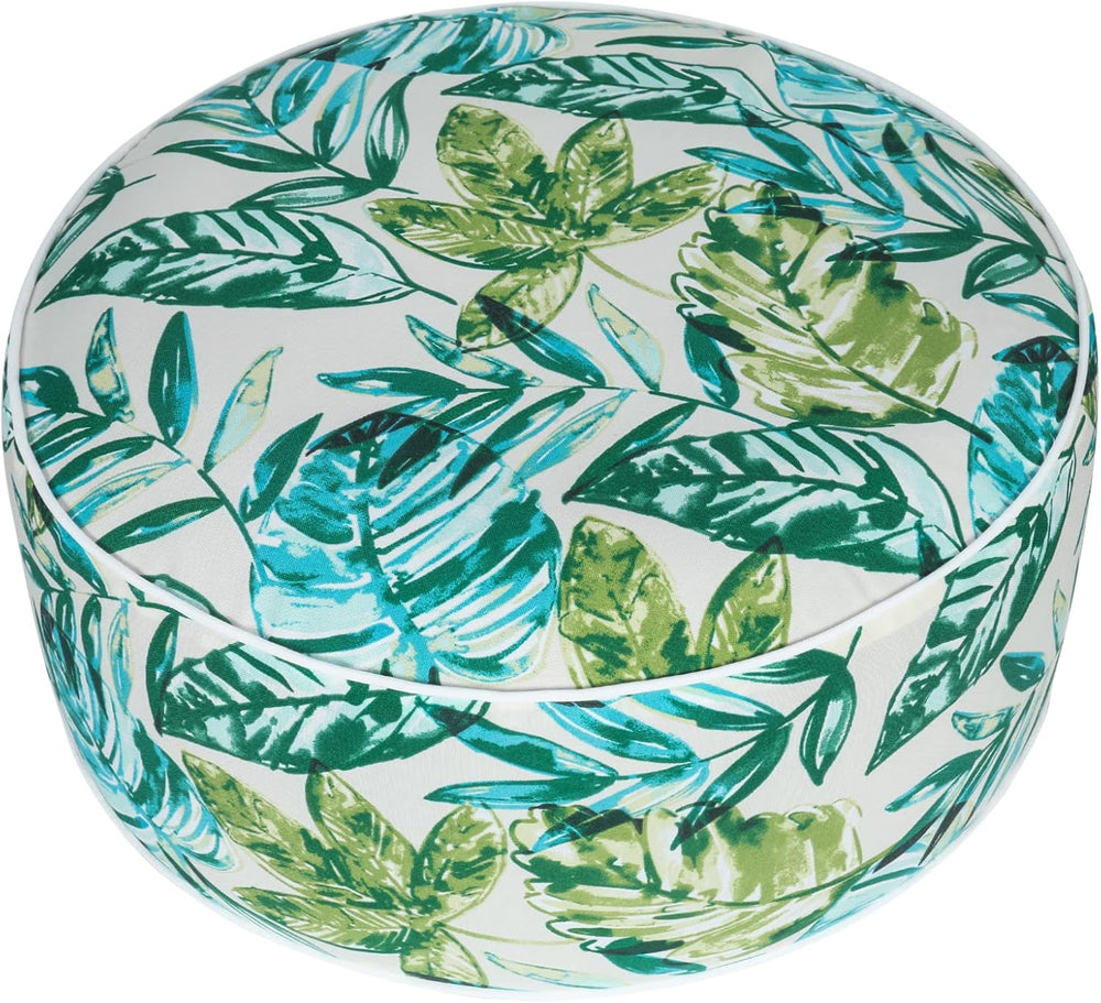 Inflatable Outdoor Ottoman,20"x9" Portable Patio Pouf,Water Resista...