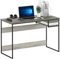 FURINNO Moretti Lifestyle Study Desk, 45 Inches, French Oak Grey