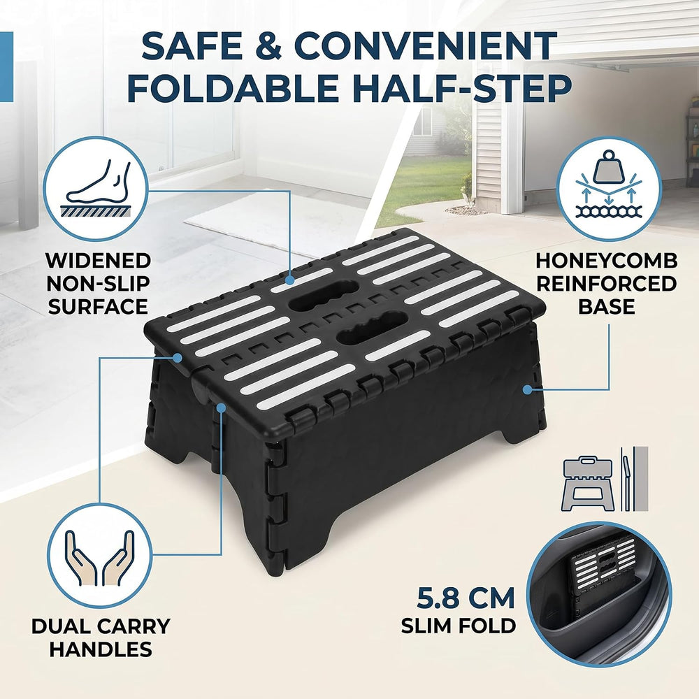 Generic Portable Folding Step Stool Nonslip for Elderly Assistant Lightweight...