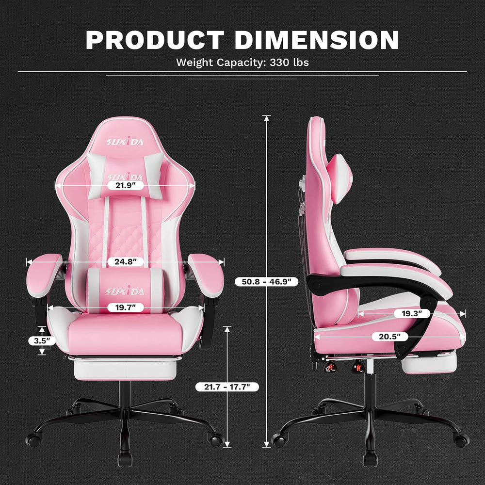 Ergonomic Video Gamer Chairs Gaming Computer Chairs Gamer Chairs for Adults M...