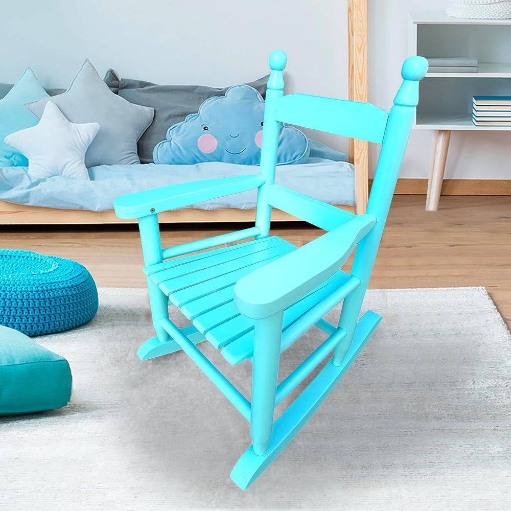 Rocking Light Light Blue Chair Indoor or Outdoor Suitable for