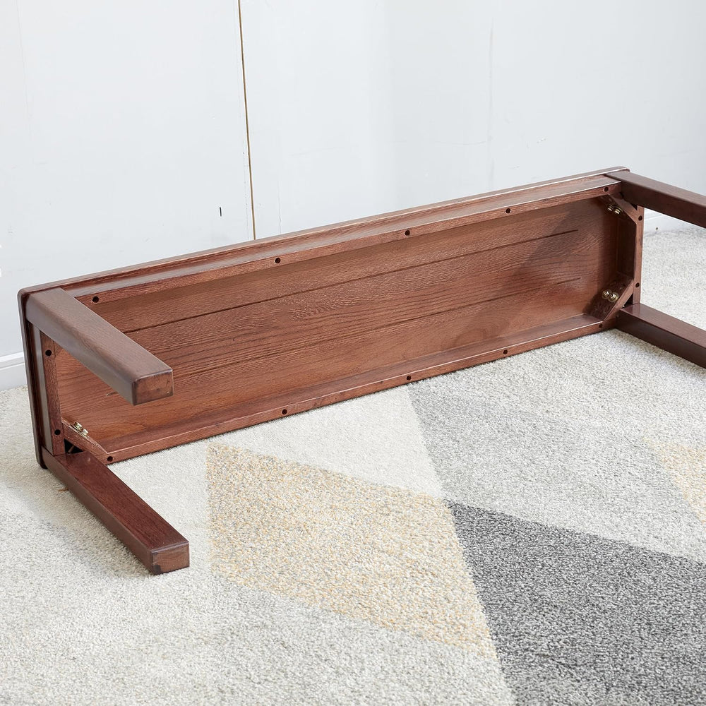 KEIKI Dinning Bench, 47.2" L Wood Dining Bench Indoor, Farmhouse Kitchen...
