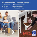 The Original Wobble Wedge Rigid Plastic Shims-MADE IN USA- Heavy-Duty Leveling Wedges for Furniture, Tables, Toilets, Home Improvement & Work Projects-Transparent Plastic Shim, Leveling Feet, 300 Pack
