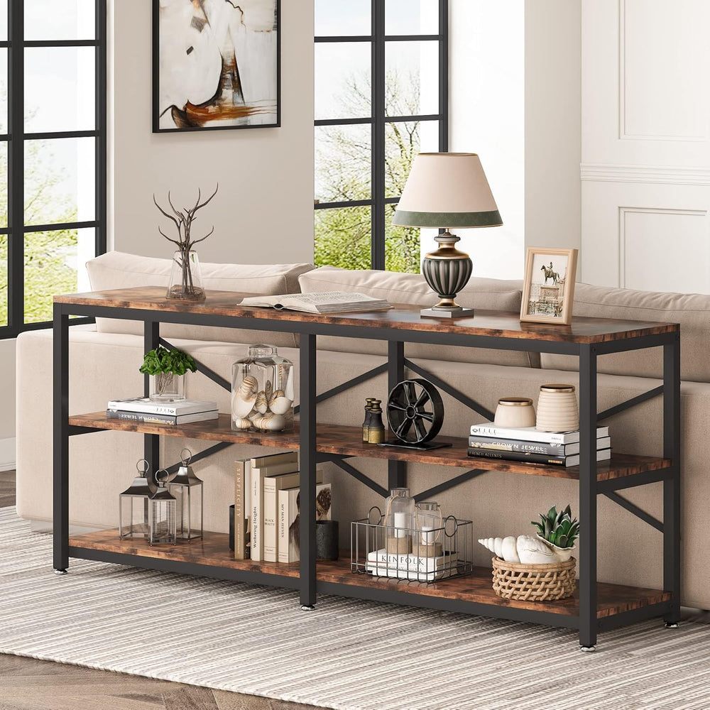 Tribesigns 70.9 Inch Extra Long Console Table, Modern Sofa Table Behind Couch...