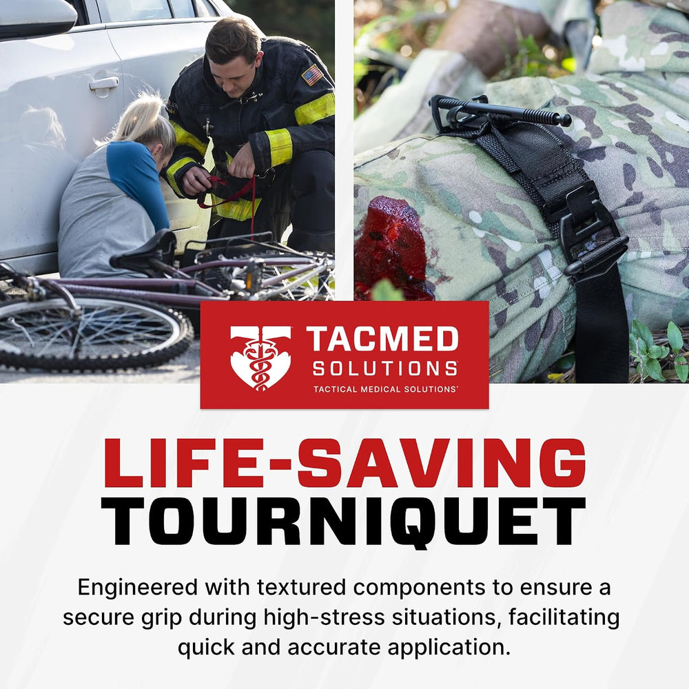 TacMed Solutions SOF Tourniquet (Generation 5) - Black, Military-Grade Tourni...