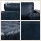 POLY & BARK Napa Furniture, 104.5 inches, Midnight Blue