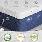 Twin XL Mattresses, 12 Inch Hybrid Twin XL Mattress in a Box, Memory Foam and Individual Pocket Spring Breathable Comfort for Sleep Supportive and Pressure Relief, CertiPUR-US, 39"*80"*12"
