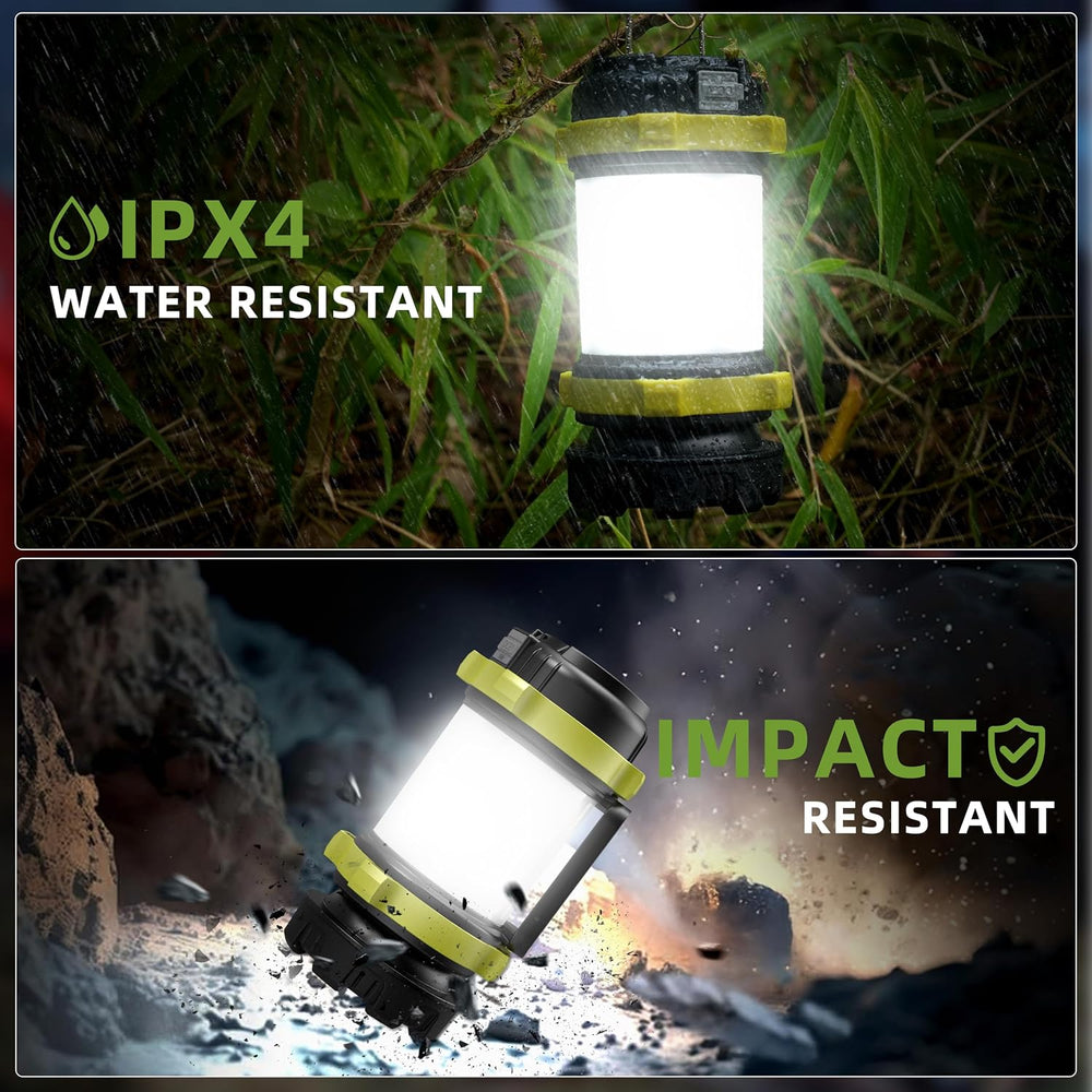 Alpswolf 2Pack Camping Lantern, Rechargeable Flashlight & Emergency Light