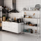14" Deep x 48" Wide x 64" Height Wire Shelving Kit | 4-Tier | NSF Commercial Storage Rack Unit