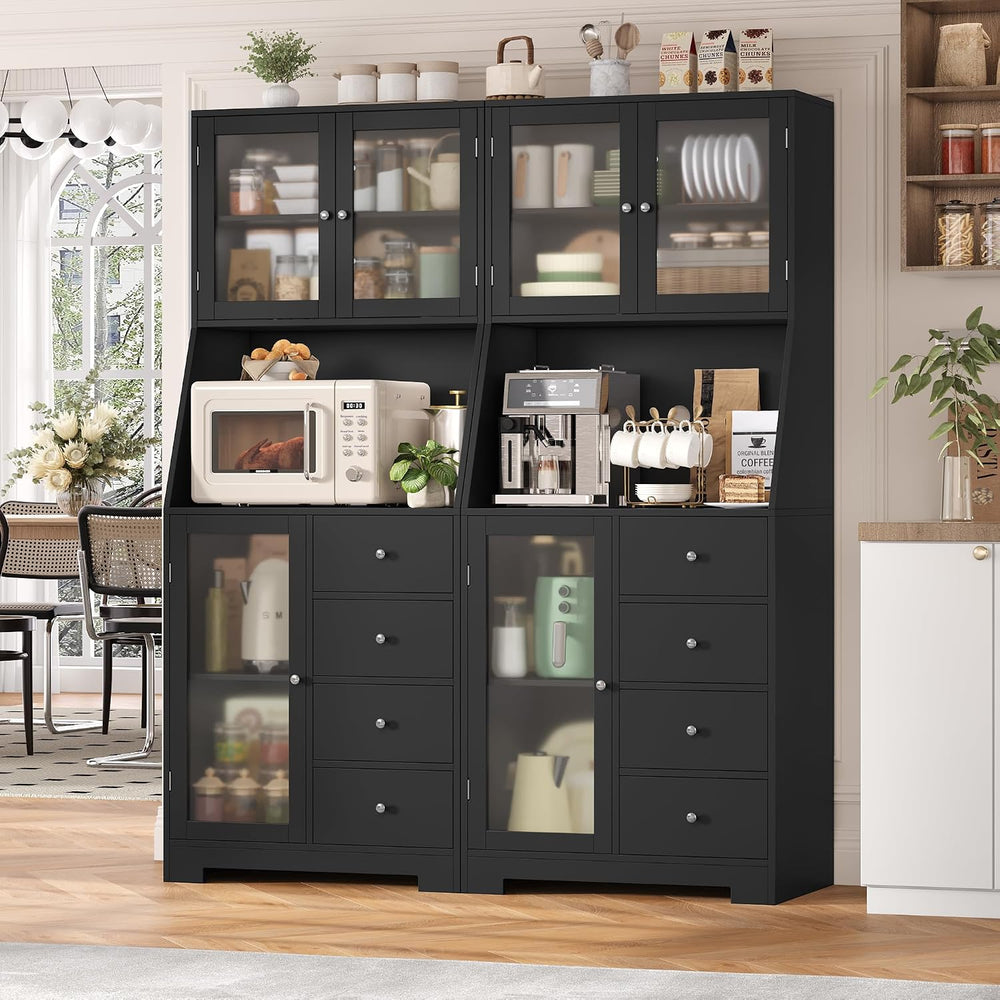 BOTLOG 64'' Kitchen Pantry Storage Cabinet, Tall Kitchen Storage Cabi...
