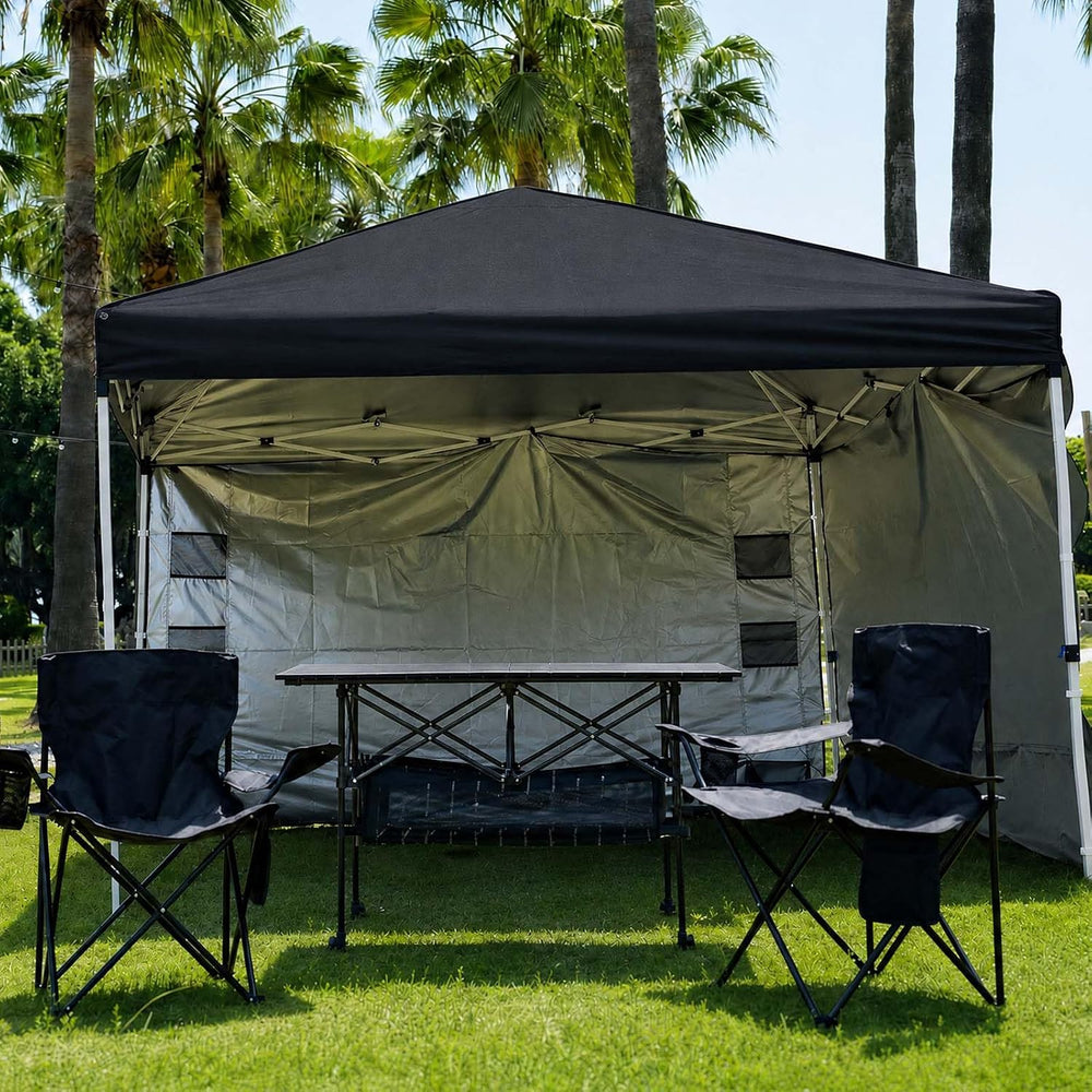 Damei century Large Folding Camping Table, 46.45×25.6in, Adjustable Height