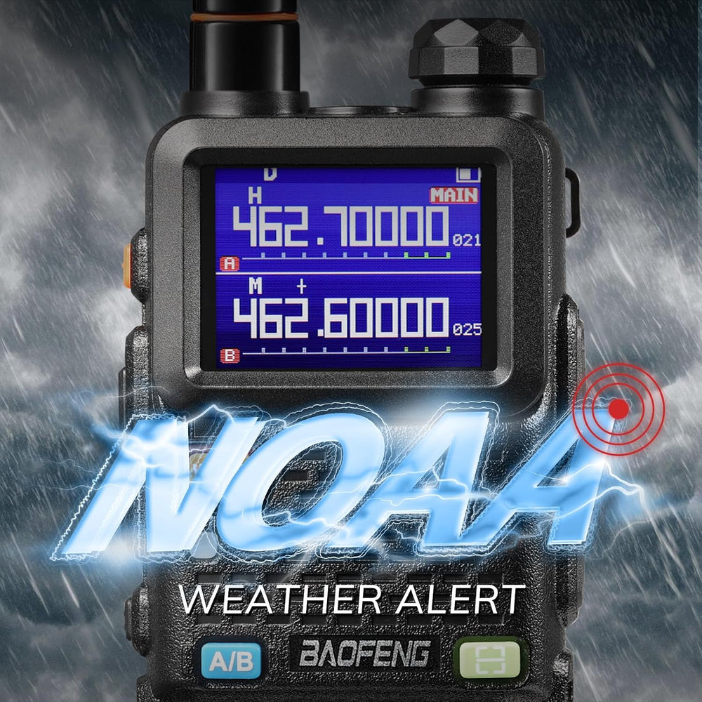 BAOFENG UV-5RM Plus 10W Ham Radio, Dual Band Long Range, 2 Packs