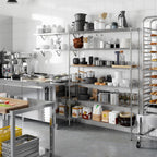 14" Deep x 54" Wide x 74" Height Wire Shelving Kit | 6-Tier | NSF Commercial Storage Rack Unit