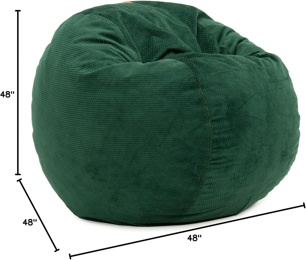 CordaRoy's Chenille Bean Bag Chair, Convertible Chair Folds from Bean Bag...