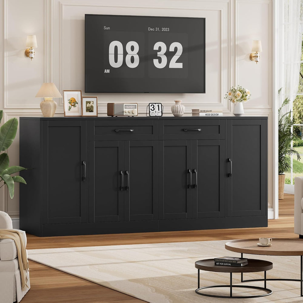 BOTLOG 71” Large Buffet Cabinet with Storage, Sideboard Buffet Cabinet with A...