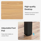 Tribesigns 6.5FT Conference Table, 78.7 Inche Rectangle Meeting Seminar Table, Large Business Tables for 6-8 People (Only Table)