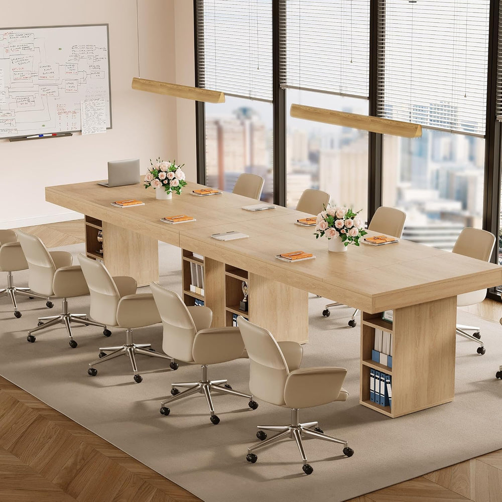 GAOMON 70.8" Wood Dining Table for 6-8 People, Large Kitchen Table with ...