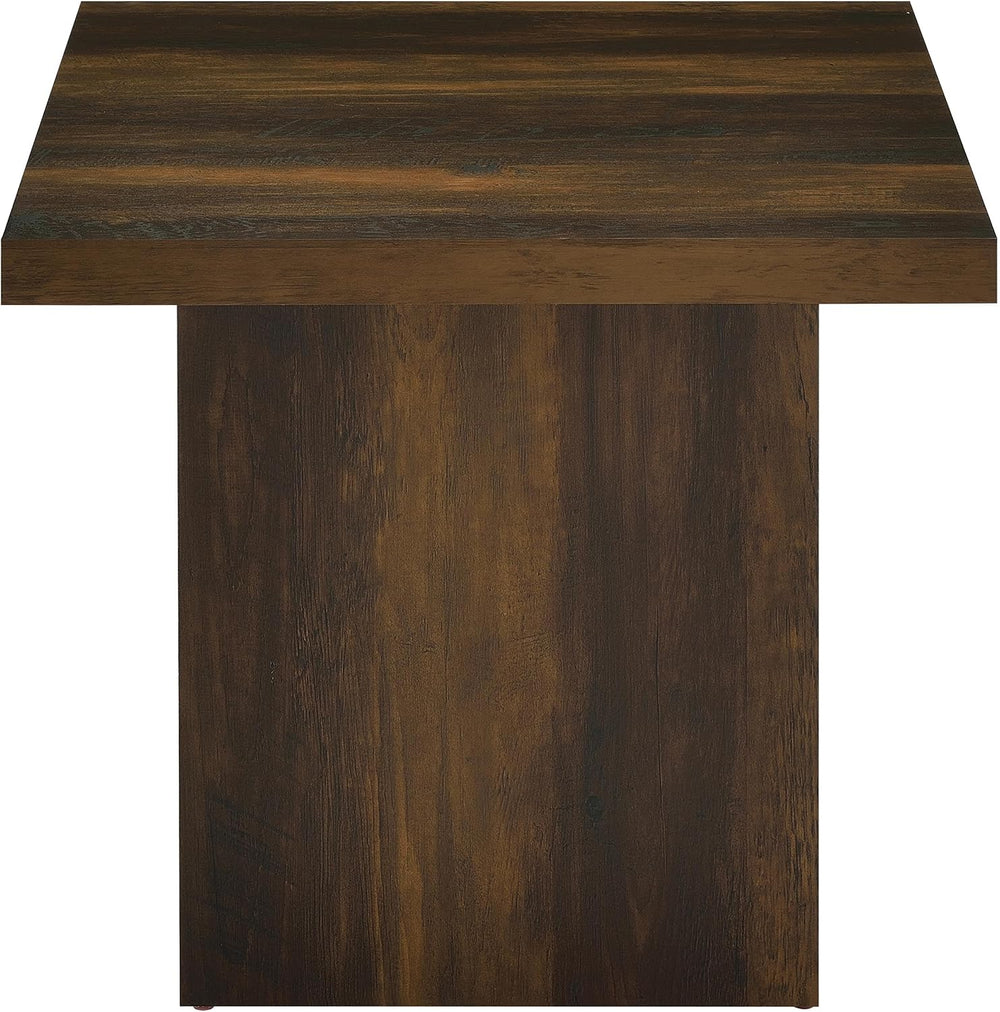 Coaster Home Furnishings - Devar - Wood - Square End Table with Thick Top, Pl...
