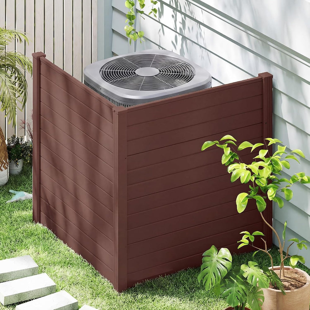 GIANTEX 48''H x 48''W Air Conditioner Fence Privacy Screen 4 ...