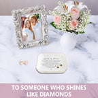 Aunt Gifts from Niece Jewelry Dish Trinket Tray, Auntie Birthday Gifts, I Love You Aunt Present for Christmas Wedding, Best Aunt Ever Gifts (White-Aunts3)