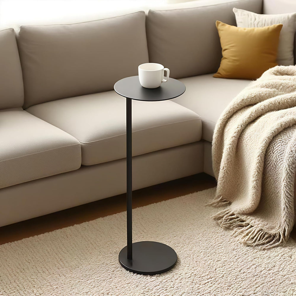Premium Round Mini Side Table, C Shaped End Table, Drink Table, Small Pedesta...