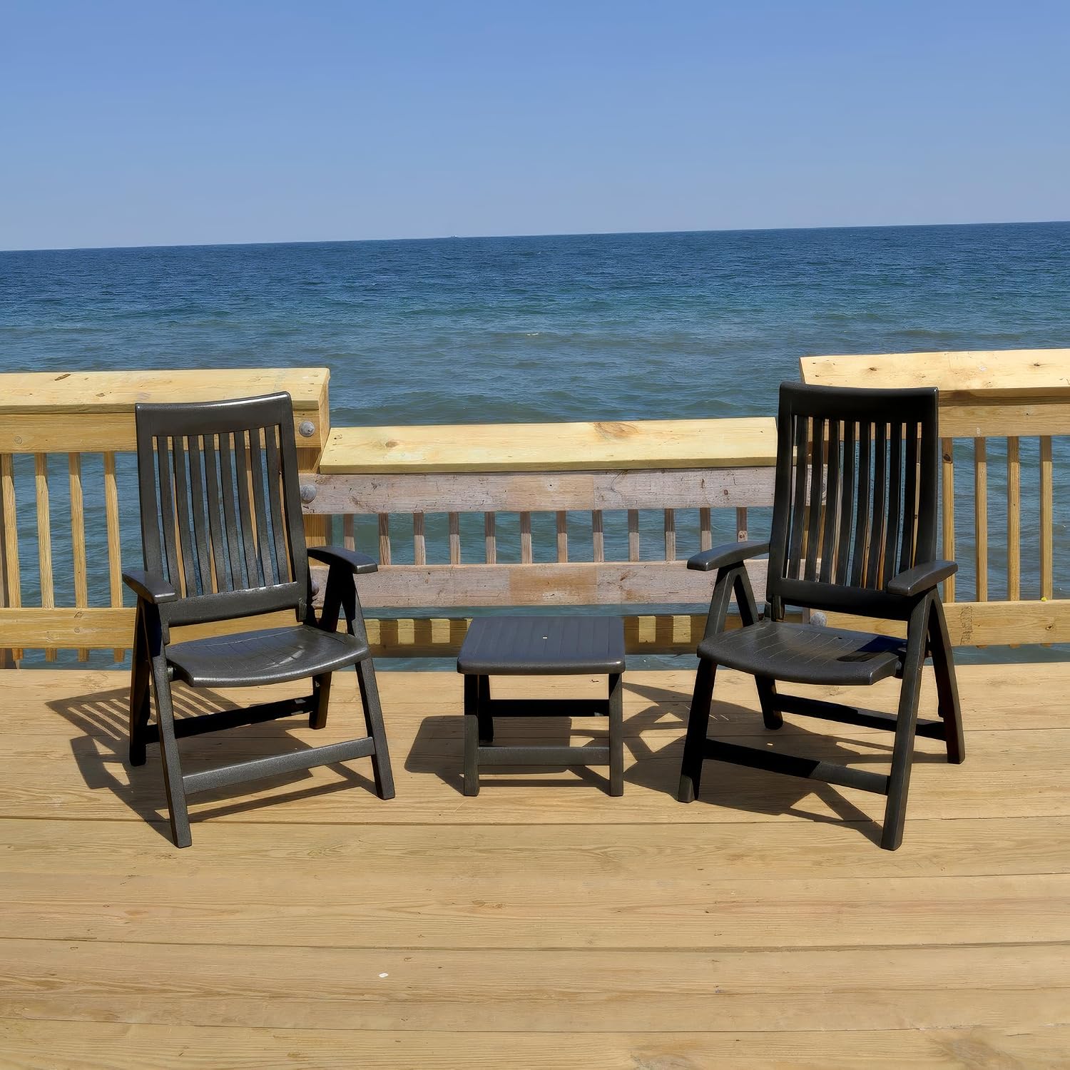 KETTLER Roma Resin High Back Chair Anthracite