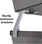 Acrimet Facility 2 Tier Letter Tray, Front Load, Letter Size/A4, Desktop File Organizer, Plastic (Clear Smoke Color)