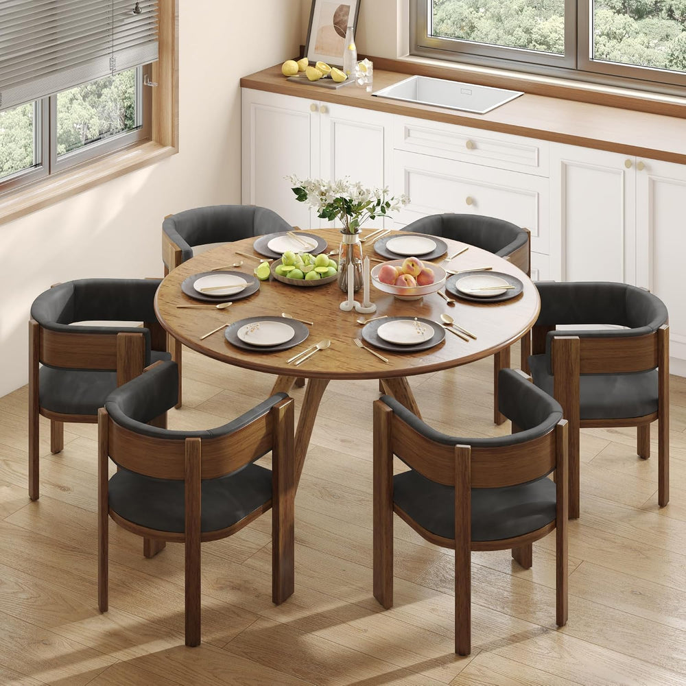 Squireewo Barrel Dining Chairs Set of 2, Modern Dining Room Chairs with Curve...