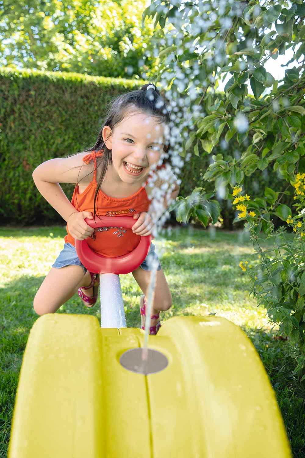 BIG Spielwarenfabrik 800056748 Large Rocker with Water Jet Function for Children from 3 Years