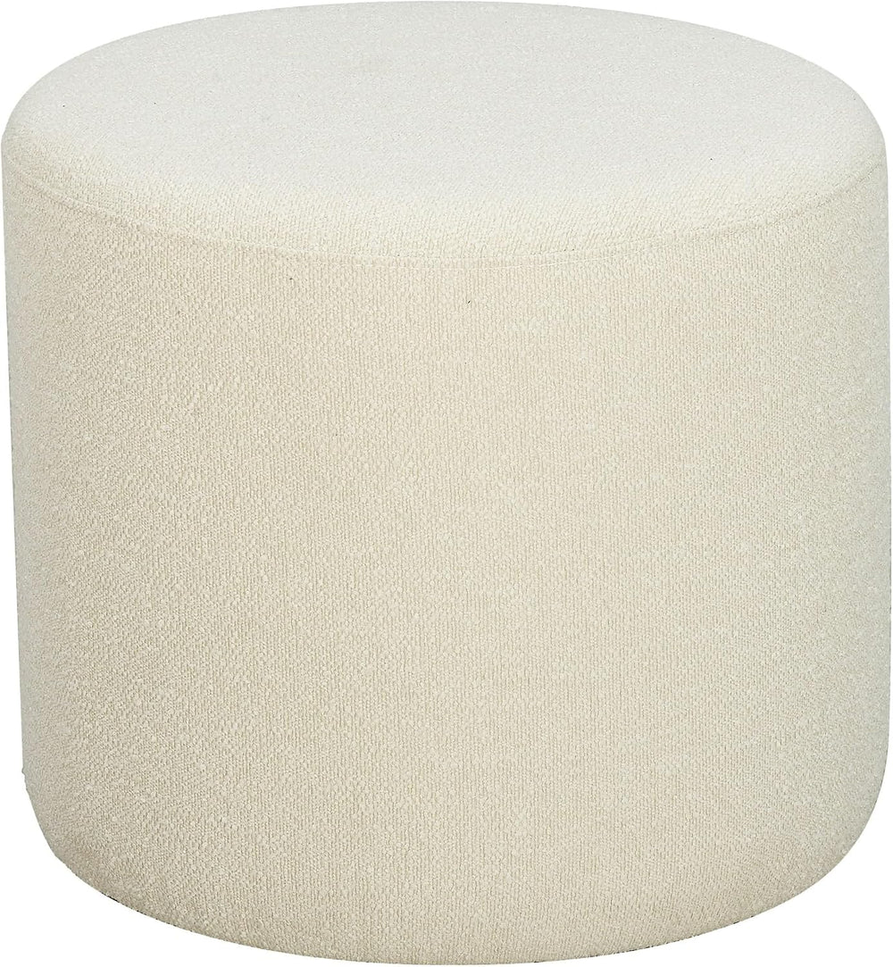 Studio Living Wentworth 19" Round Ottoman, Urban Transitional, Fully Ass...