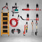 3-H Heavy Duty Garage Hooks [10 Pack] - 3-Round Welding Tech Holds 22lbs More - Thickened Steel Wall Mount for Ladders, Tools & Storage - Rustproof Utility Hardware
