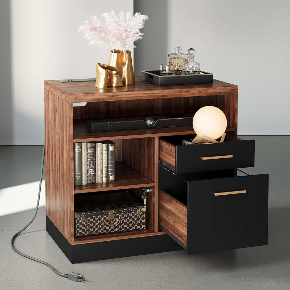 ModernMate 2 Drawer Lateral File Cabinet with Lock for Home Office | Filing C...